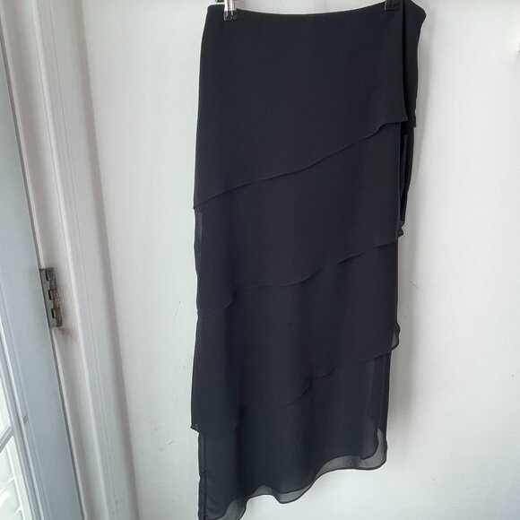 Joseph Ribcoff black long dressy skirt size 10 - Picture 3 of 11